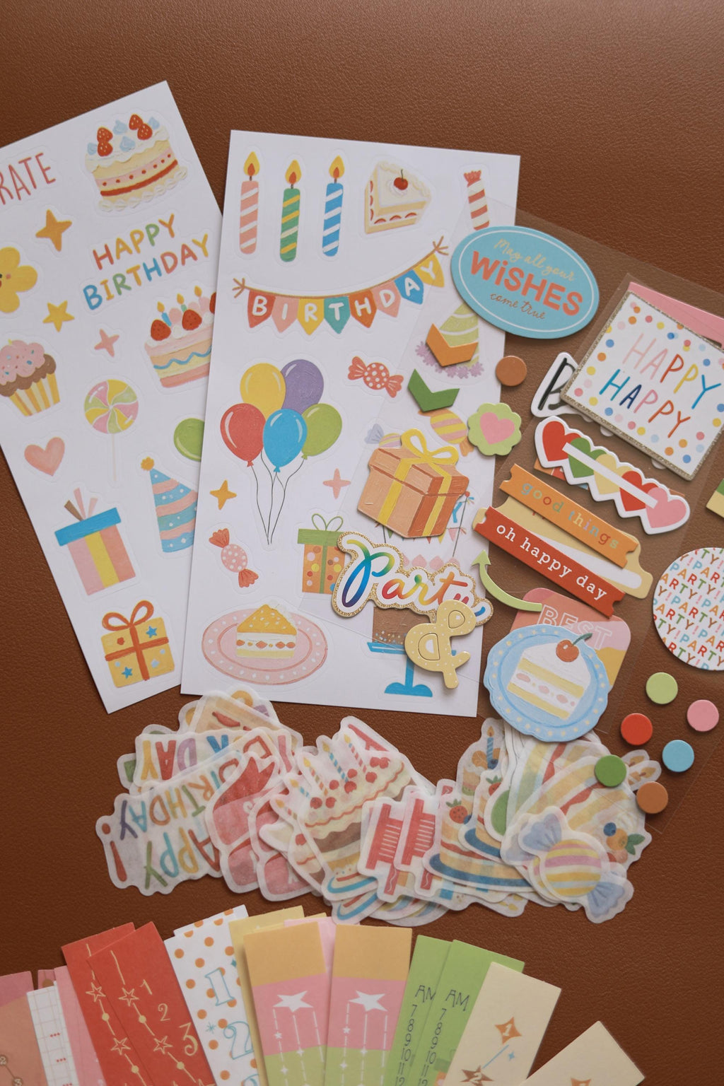 Vintage Junk Journal Ephemera Kit 97Pcs Scrapbook Paper Washi Sticker Pack Stationery