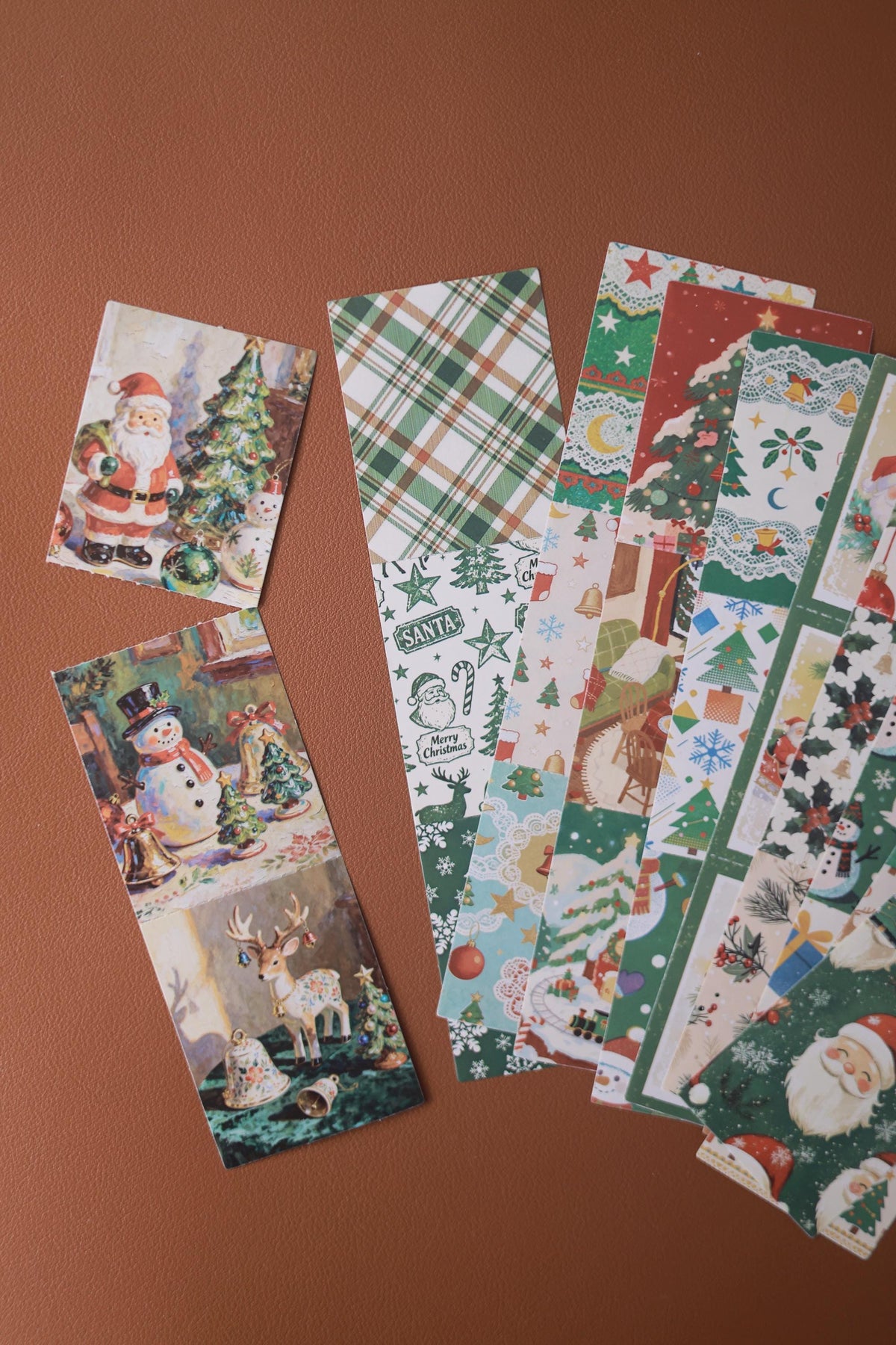Christmas Journal Gift Box Holiday Scrapbook Set Stationery Pack