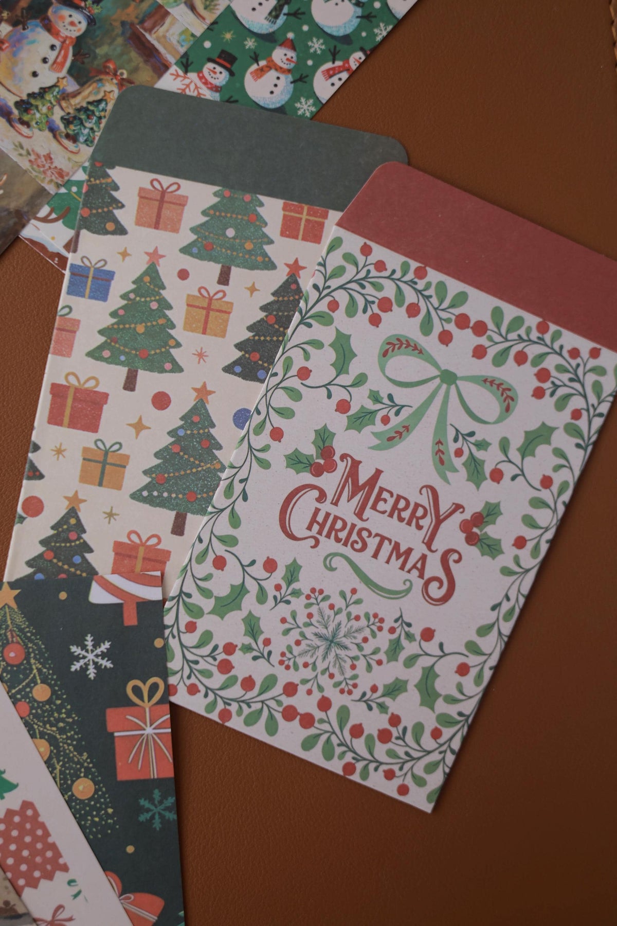 Christmas Journal Gift Box Holiday Scrapbook Set Stationery Pack