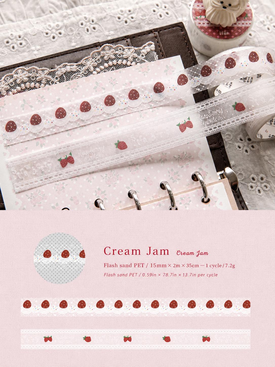 Lace PET Washi Tape, Sparkling Journal Decorative Tape, Junk Journal Supplies, Aesthetic Scrapbook Ephemera, Craft Border Decals