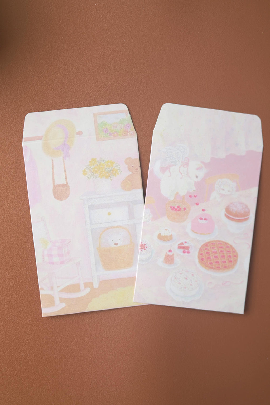 A6 Pink Journal Gift Box Curated Korean Scrapbook Set Washi Sticker Pack